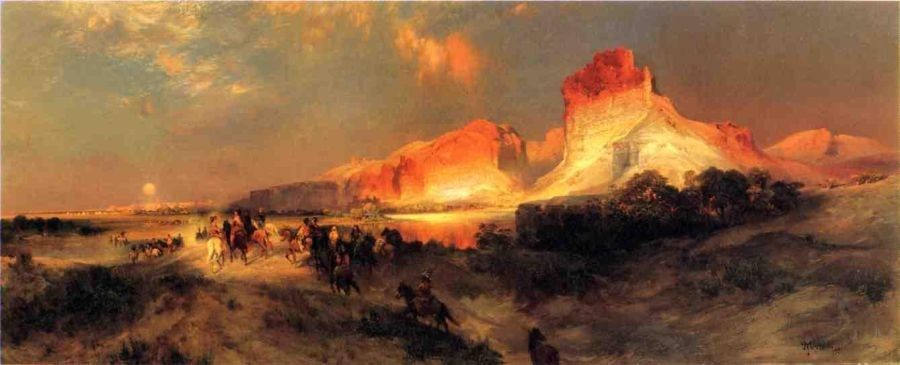 Thomas Moran Green River Cliffs,Wyoming